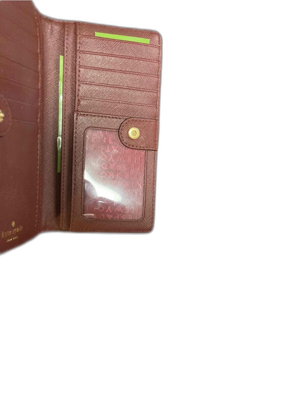 Kate Spade New York Staci Bifold Wallet In Deep Cherrywood Red NWT - Picture 7 of 8